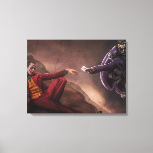 Kunstwerk Joker Premium Wrapped Canvas (gloss) Afdruk (Voorkant)