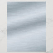 Kunstwerk met geborsteld zilveren uiterlijk als ac flyer (Achterkant)