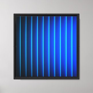 Kunstwerk met verloopstrepen aan de wand canvas afdruk