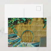 Kunstwerk over vintage lezen briefkaart (Voorkant / Achterkant)