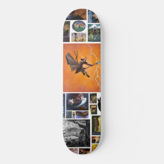 kunstwerk skateboard (Voorkant)