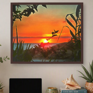Kunstwerk Vallarta Sunset El Rio Pitillal 2009 Poster