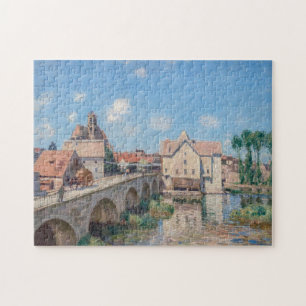 Kunstwerk van Alfred Sisley - Le Pont de Moret Legpuzzel