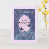 Kunstwerk van Congrats van het verloving het Kaart (Gele Bloem)