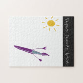 Kunstwerk van uw kind op een puzzel (Horizontaal)