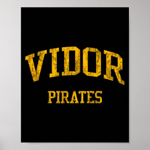 Kunstwerk van Vidor High School Hs Tx Poster