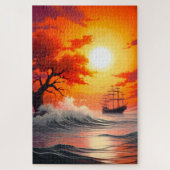 Kunstwerk verzenden legpuzzel (Verticaal)