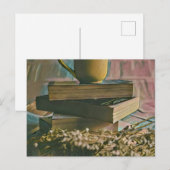 Kunstwerk voor bibliotheekliefhebbers briefkaart (Voorkant / Achterkant)