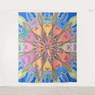 Kunstwerk voor esthetische wand Kleurrijk pasta Ma Wandkleed