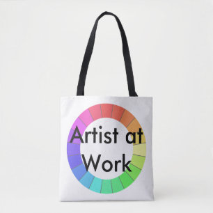 Kunstwerk voor kunstenaars - Gift Colorwheels-kleu Draagtas