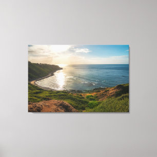 Kunstwerk voor landschapsfotografie van Bluff Cove Canvas Afdruk