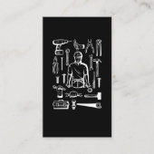 Kunstwerker Fathers Day Carpenter Hobbyist Tools Visitekaartje (Voorkant)