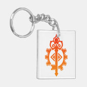 Kunstwerktuigbouwkundig ingenieur Mechanisme DnD P Sleutelhanger (Voorkant Links)