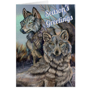 Kunstwolven~ Seizoenskaartje voor kerstmis