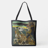 Kunstzakken van Gallen-Kallela "Defense" Tote Bag (Achterkant)