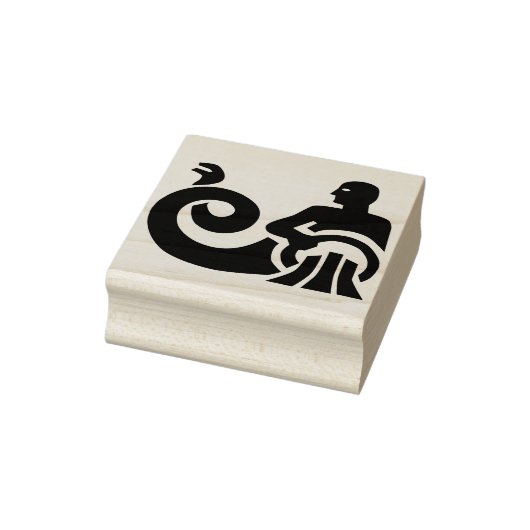 kunstzegel van aquarius silhouette 	rubberstempel (Stempel)