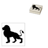 kunstzegel van de leeuw 	rubberstempel (Gestempeld)