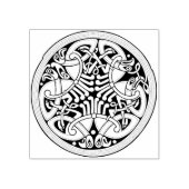 kunstzegel voor celvogels 	rubberstempel (Afrduk)