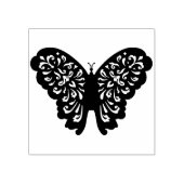 kunstzegel voor de vlinder silhouet rubberstempel (Afrduk)