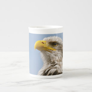 Kunstzinnig portret van een Amerikaanse zeearend i Porselein Kop