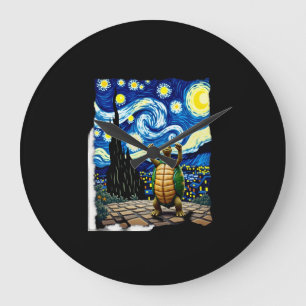 Kunstzinnig Schildpad T-shirt Starnacht Schildpad Grote Klok