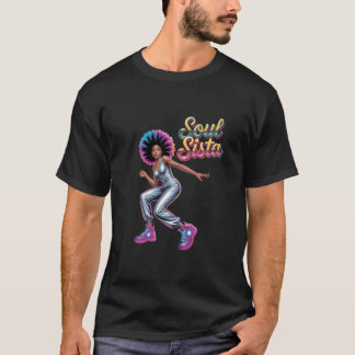Kunstzinnig vrouwen funk shirt vintage 70s kostuum