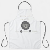 Kunstzinnige boerderijwinkel of bijenlogo voor boe