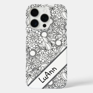 Kunstzinnige Daisy May iPhone 16 Pro Hoesje