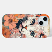 Kunstzinnige Kat Case-Mate iPhone Case (Achterkant (horizontaal))