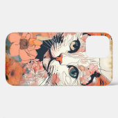 Kunstzinnige Kat Case-Mate iPhone Case (Achterkant (horizontaal))