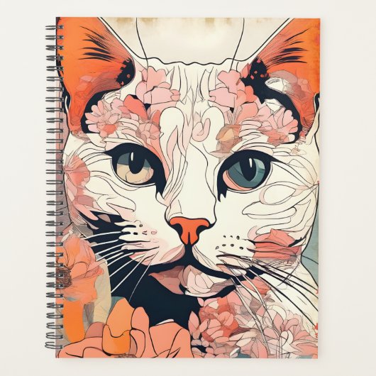 Kunstzinnige Kat Planner (Voorkant)