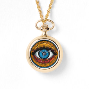Kunstzinnige sieraden met het boze oog als spiritu horloge