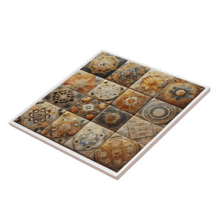 Kunstzinnige weergave van decoratieve Tegels Tegeltje