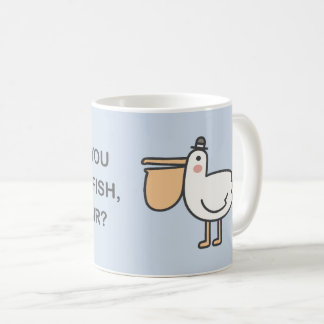 Kunt u een vis sparen, goede meneer? koffiemok