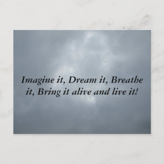 Kunt u het voelen briefkaart