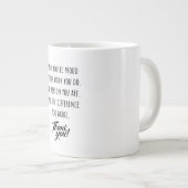 Kunt u trots zijn op uw werk? extra grote beker (Voorkant rechts)