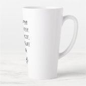 Kunt u trots zijn op uw werk? latte mok (Rechts)