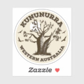 Kununurra, Western Australië Boab Sticker (Vel)