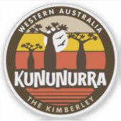 Kununurra, Western Australië Sticker (Voorkant)