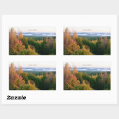 Kuopio, Finland, het najaarslandschap, Rechthoekige Sticker (Vel)