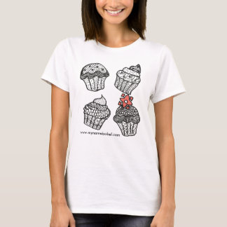 Kupcakes zijn cupcakes met goed karma t-shirt