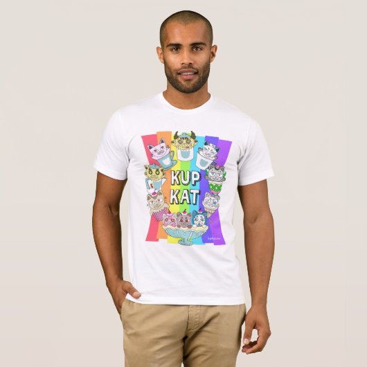 Kupkat rainbow T-shirt  (Devant entier)