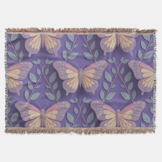 Kupu-Kupu Shadow Dance Deken (Voorkant)