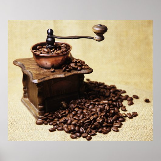 Kurbel Kaffeemühle Poster (Voorkant)