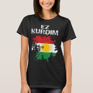 Kurden Kurdistan Newroz Kurdi Flag Her Biji Kurdis T-shirt
