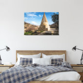 Kurdische tempelbouw canvas afdruk (Insitu (Slaapkamer))