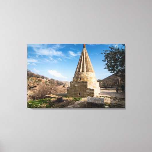 Kurdische tempelbouw canvas afdruk (Voorkant)
