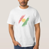 Kurdish Flag T-shirt (Voorkant)
