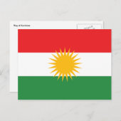 kurdistan briefkaart (Voorkant / Achterkant)