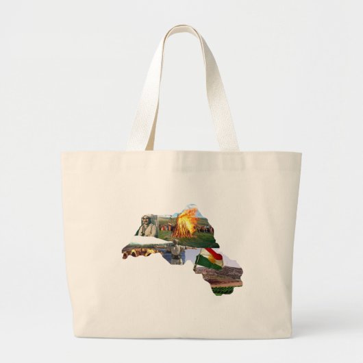 kurdistan cultuur grote tote bag (Voorkant)